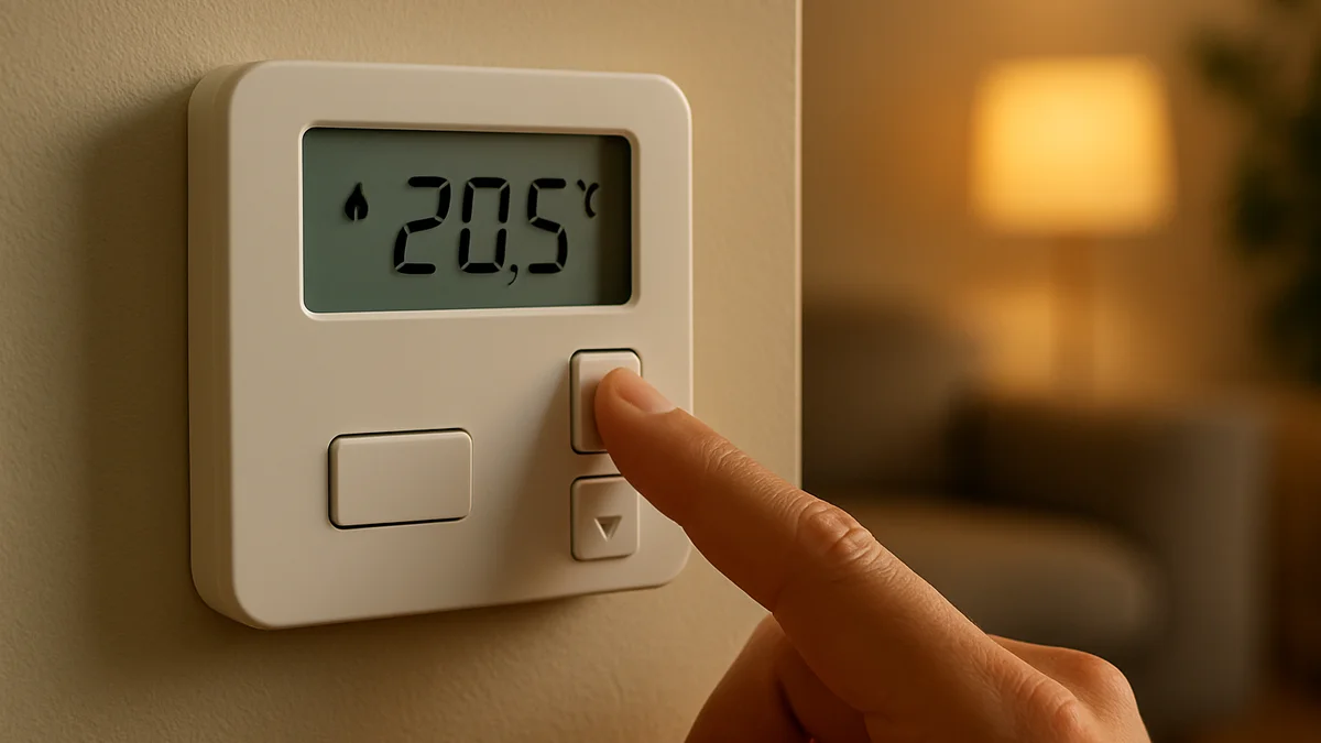 1. El termostato: piensa en grados, no en horas